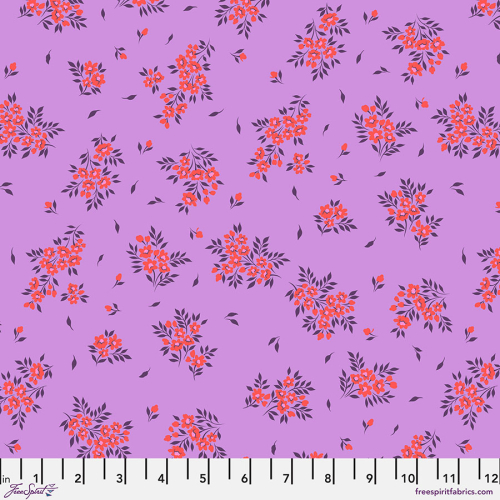 Tula Pink - Full Moon Forest 2 - What a Ditz - Heliotrope
